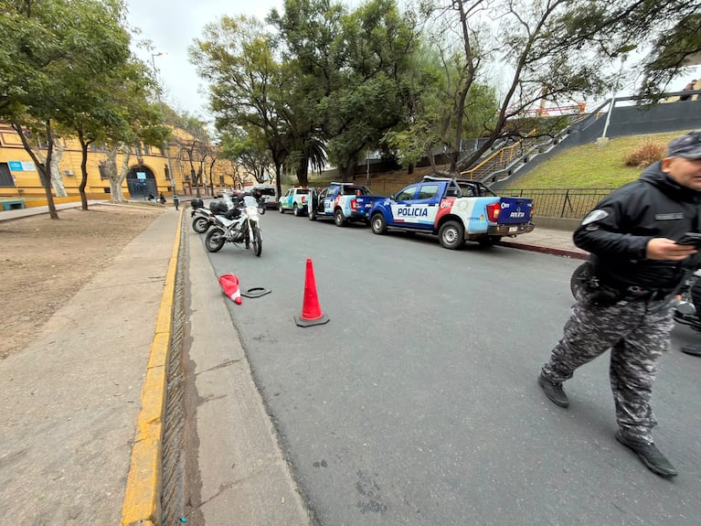 El hecho ocurrió sobre calle Tránsito Cáceres de Allende.