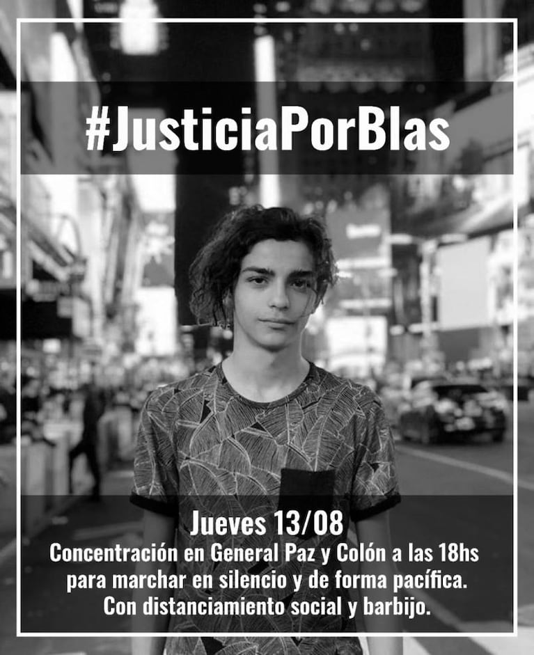 El hermano de Blas Correas: “Era un chico tranquilo, de bien: queremos justicia”