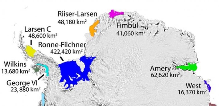 El hielo más grande del mundo tendrá 5 mil kilómetros cuadrados