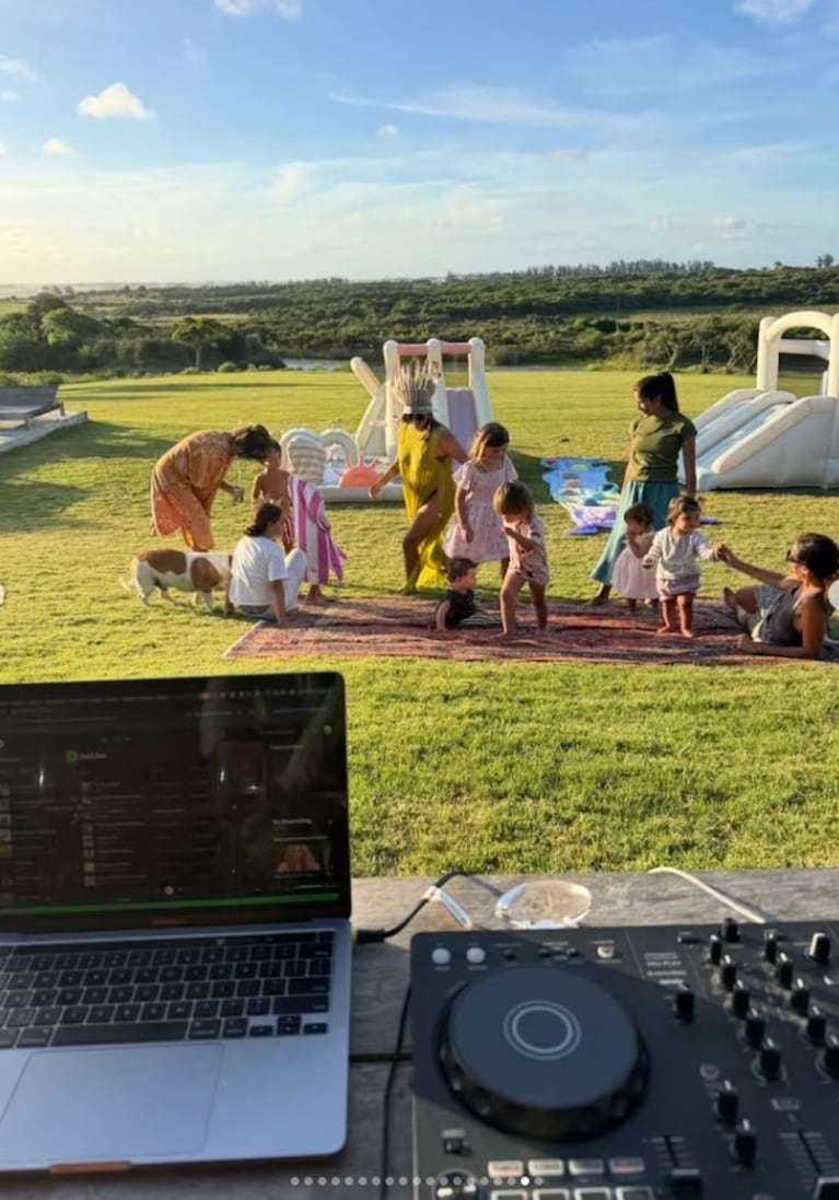 El hijo de Calu Rivero cumplió 3 años: inflables, campo y un regalo muy especial