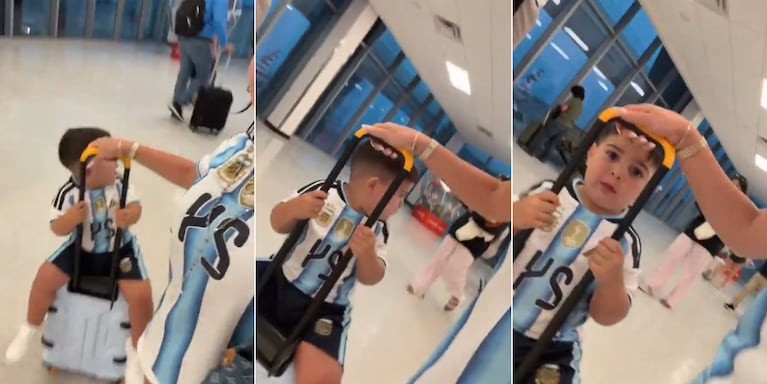 El hijo de Enzo Fernández copó las redes tras el triunfo de la Selección.