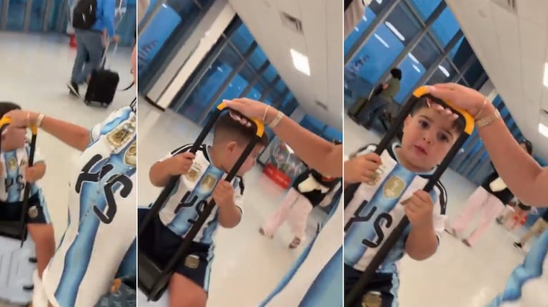 El hijo de Enzo Fernández copó las redes tras el triunfo de la Selección.