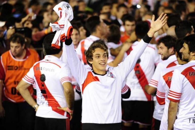 El hijo del DT de River, listo para debutar contra Talleres