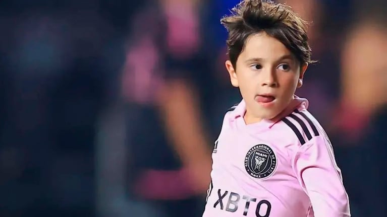 El hijo del medio de Messi ya juega en las inferiores del Inter Miami.