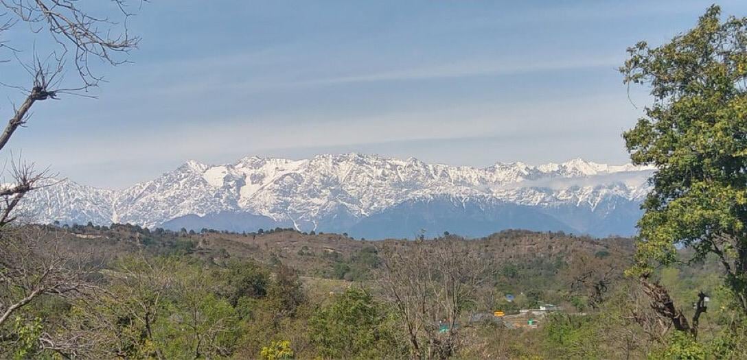 El Himalaya es visible desde la India por primera vez en 30 años.