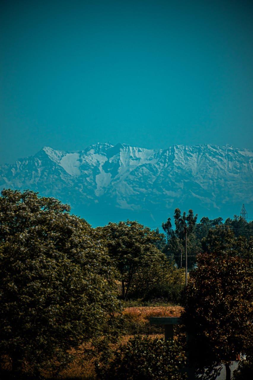 El Himalaya es visible desde la India por primera vez en 30 años.