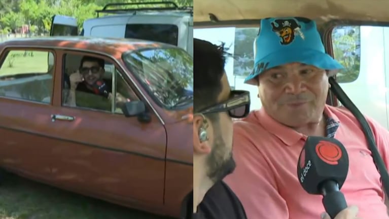 El hincha de Belgrano que viajó a Rosario en un Renault 12.