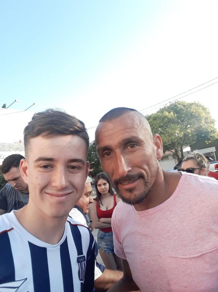 El hincha de Talleres que vio el partido en la tribuna de San Pablo