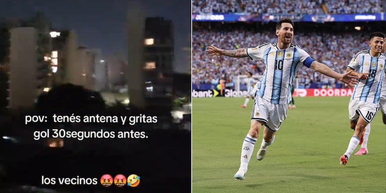 El hincha se volvió viral tras mostrar lo que hizo en pleno partido.