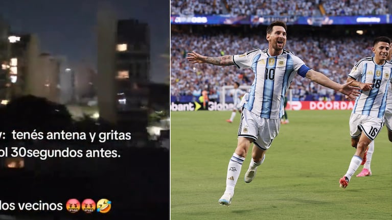 El hincha se volvió viral tras mostrar lo que hizo en pleno partido.