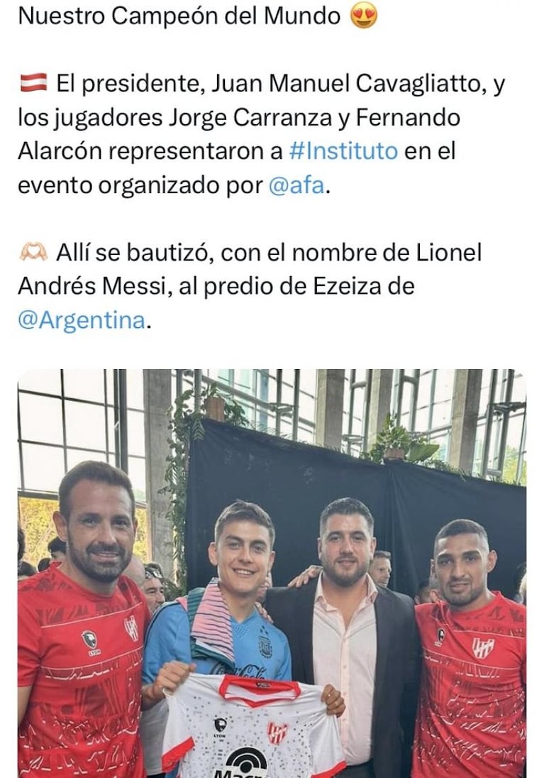 El histórico reconocimiento de AFA a Messi y la emoción del 10