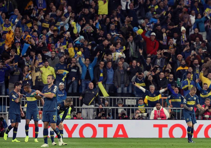 El histórico Superclásico se jugó en el Santiago Bernabéu del Real Madrid.