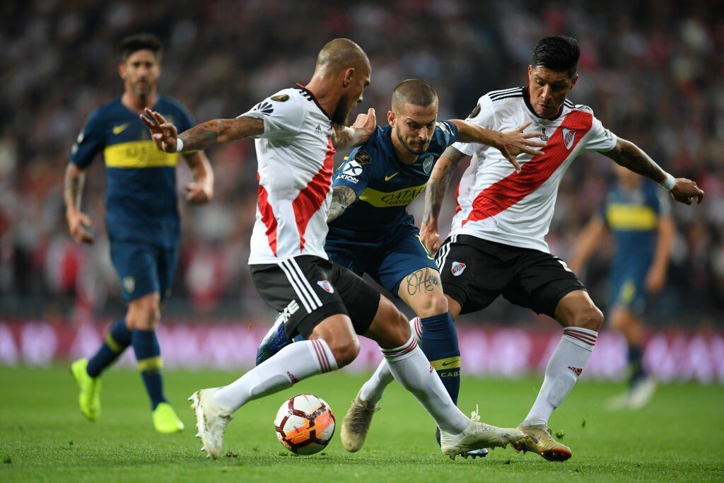 El histórico Superclásico se jugó en el Santiago Bernabéu del Real Madrid.