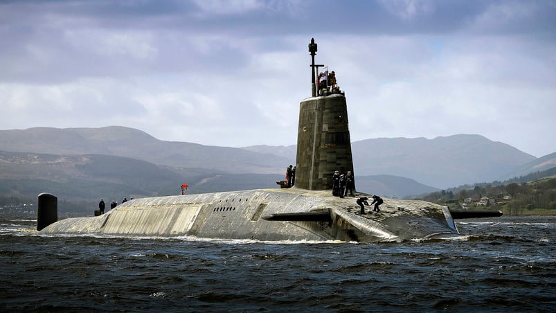 El HMS Vigilant, el submarino británico del escándalo.