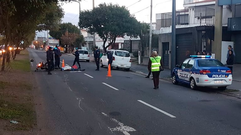 El hombre atropellado murió en el acto.