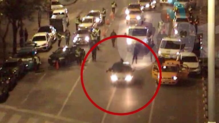 El hombre debió ser trasladado a la Clínica Vélez Sarsfield.