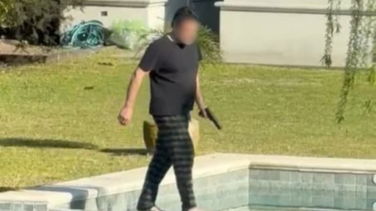 El hombre fue allanado luego de la viralización de las imágenes.