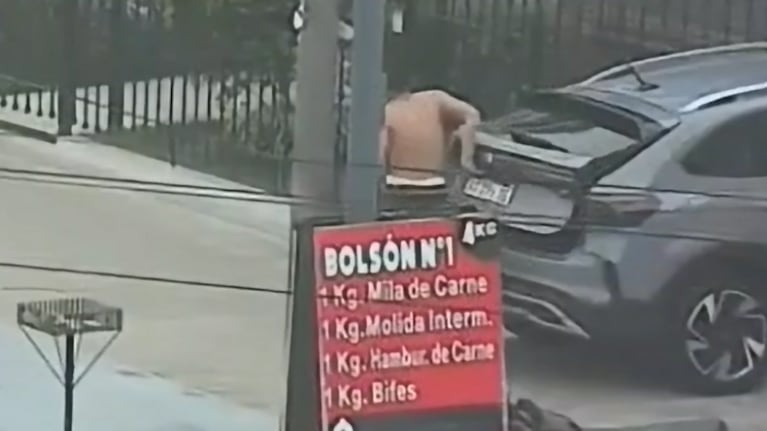 El hombre fue atrapado tras ser detectado por las cámaras del 911.