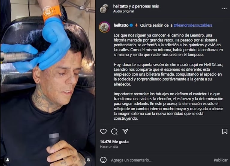 EL hombre más tatuado de Brasil