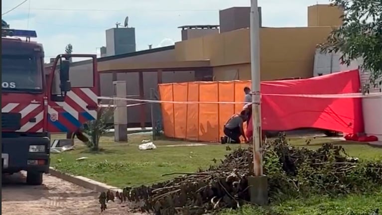 El hombre murió en la puerta de su casa. Foto: Diario de Las Varillas.