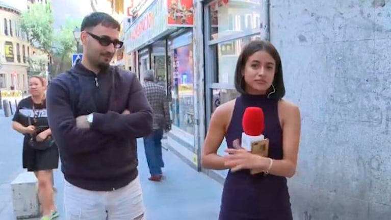 El hombre que acosó de la periodista.