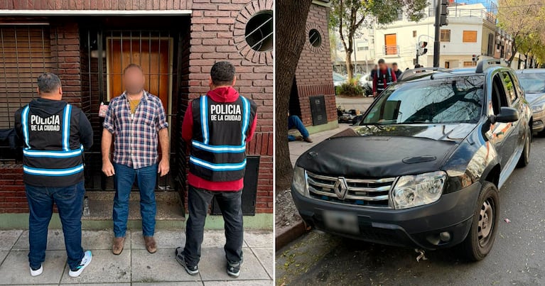 El hombre tenía una condena por amenazas y circulaba en un patrullero falso.