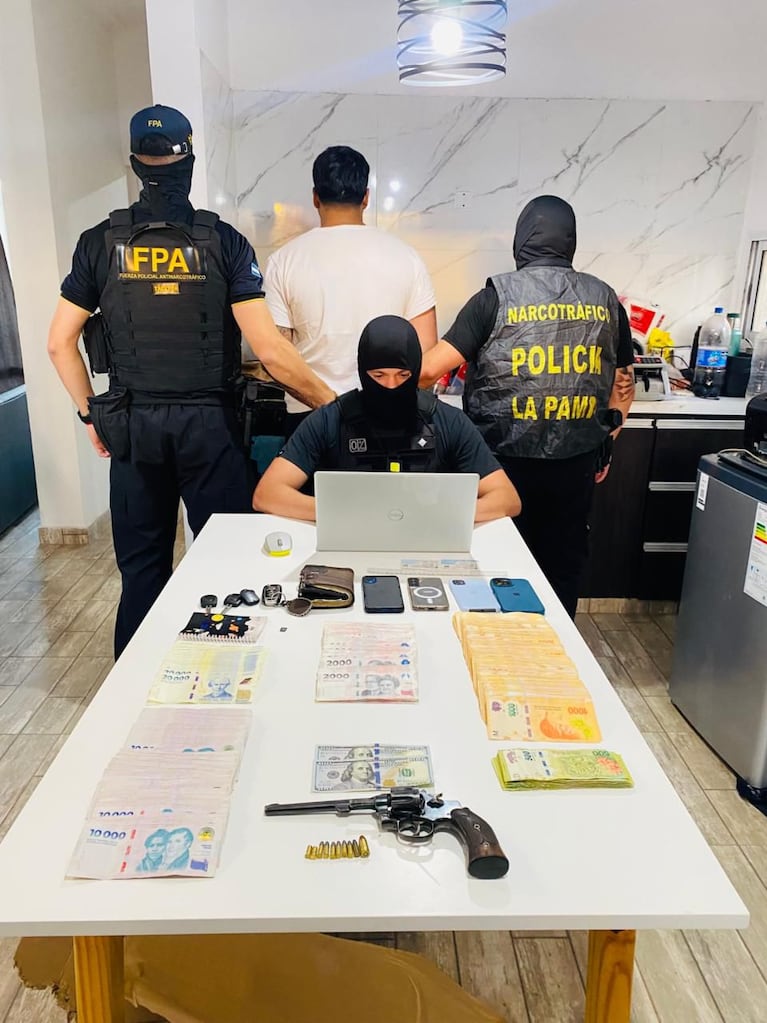 El hombre vendía droga desde Córdoba a La Pampa.