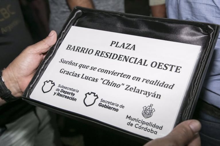 El homenaje a Zelarayán en su barrio Residencial Oeste