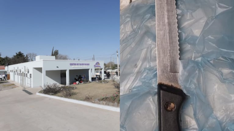 El hospital donde falleció la víctima y el arma homicida.