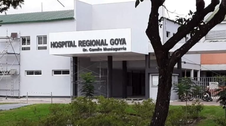 El hospital donde la mujer falleció tras el accidente doméstico en Goya.