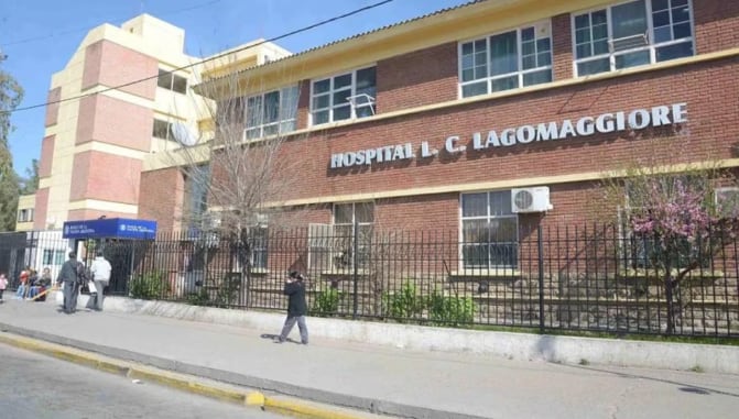 El hospital donde la mujer permanece internada y detenida.