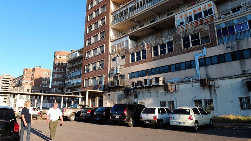 El Hospital quedó conmocionado por el hallazgo. Foto: Clarín.
