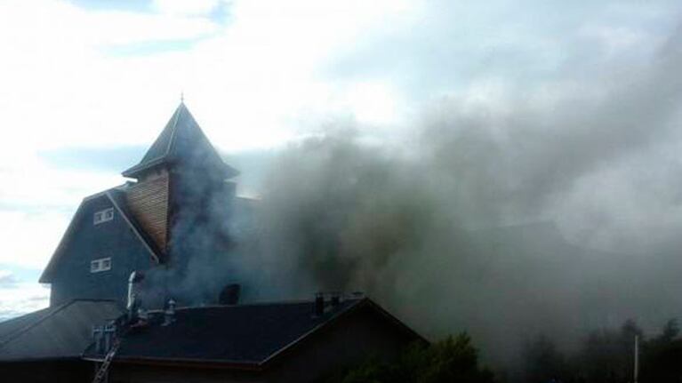 El hotel "Alto Clafate", propiedad de Cristina Kirchner sufrió un incendio.