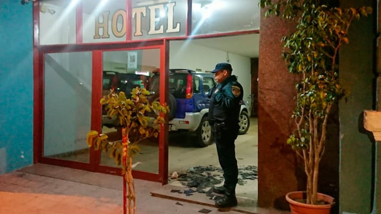 El hotel donde atacaron a la joven de 32 años. 