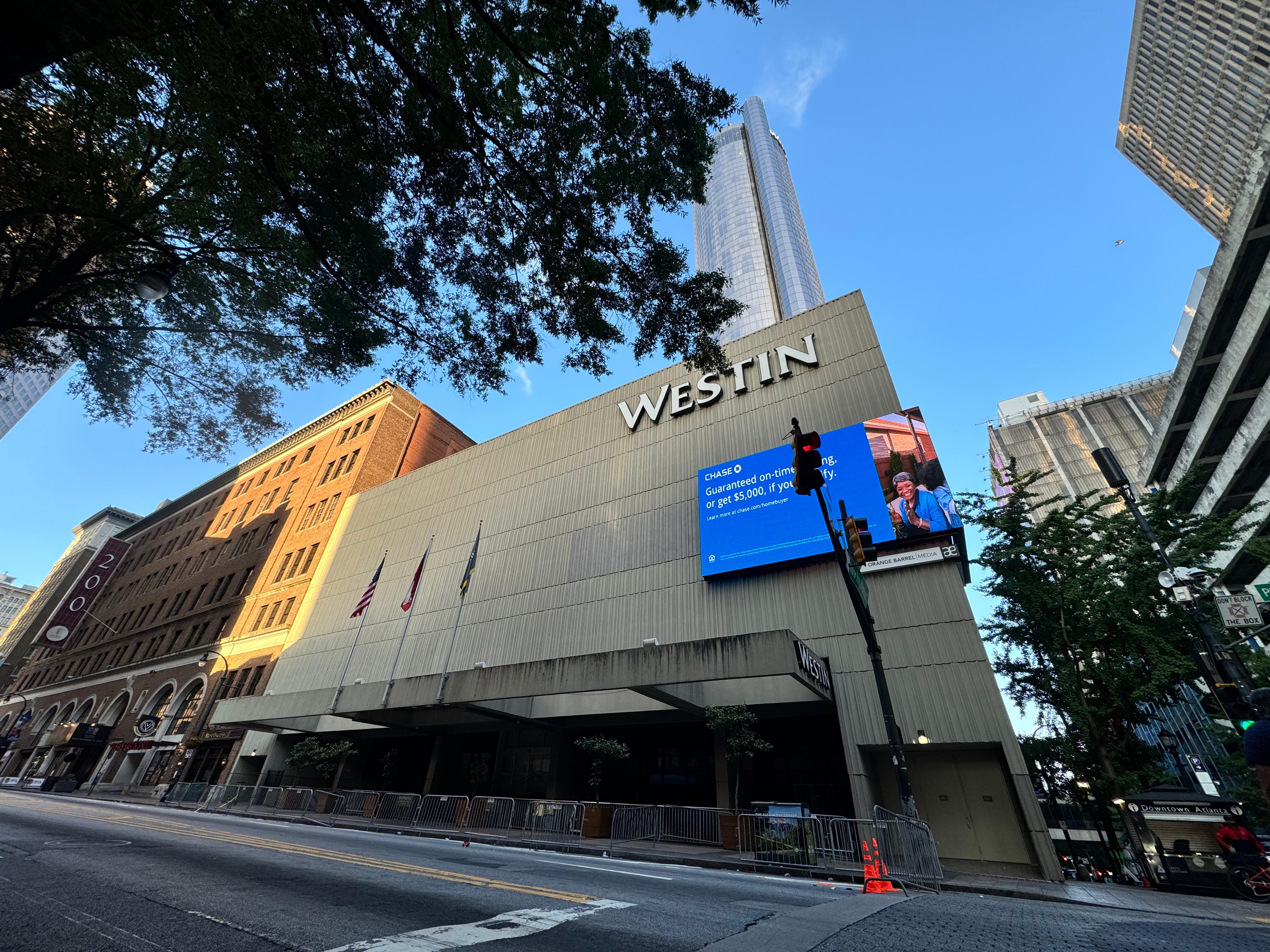 El hotel elegido por la Selección Argentina en Atlanta. Foto: Flor Ferrero / El Doce.