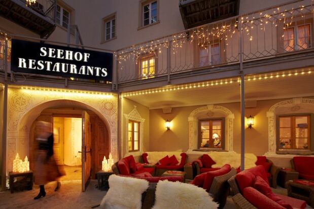 El Hotel Seehof cuenta con un restaurante internacional.