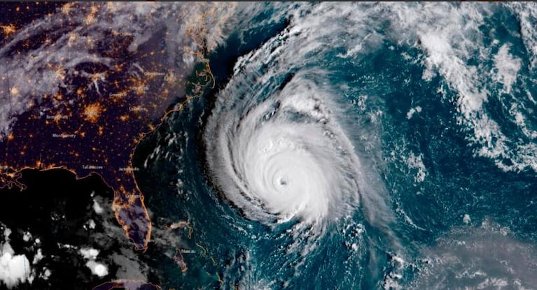 El huracán Florence se acerca a Estados Unidos: las imágenes desde el espacio