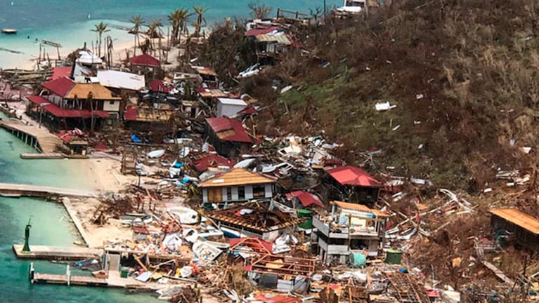 El huracán María tocó tierra con categoría 4 en Puerto Rico.