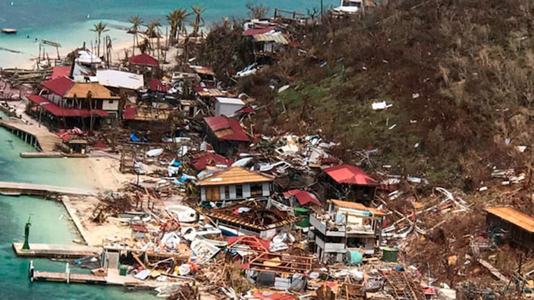 El huracán María tocó tierra con categoría 4 en Puerto Rico.