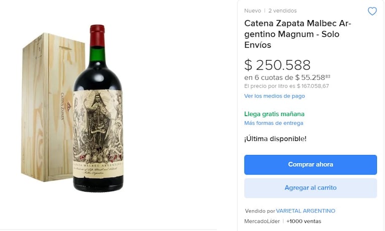 El imponente vino de una bodega argentina que Beckham le regaló a Messi por sus 37 años