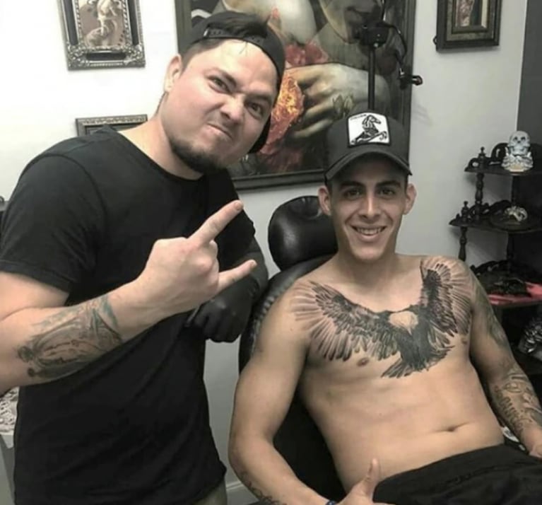 El impresionante tatuaje que se hizo Cristian Pavón