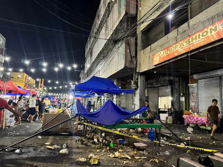 El impresionante terremoto en Filipinas.