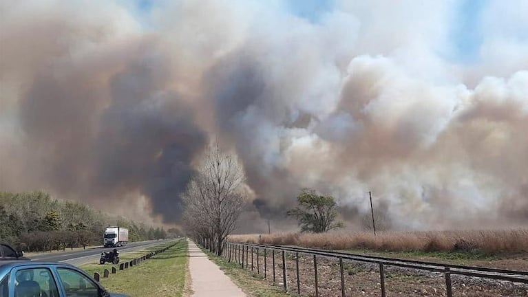 El incendio de Huerta Grande "estuvo a 100 metros" de las cabañas