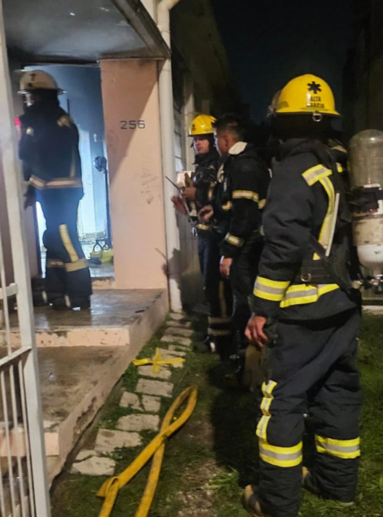 El incendio fue en una casa de Alta Gracia.