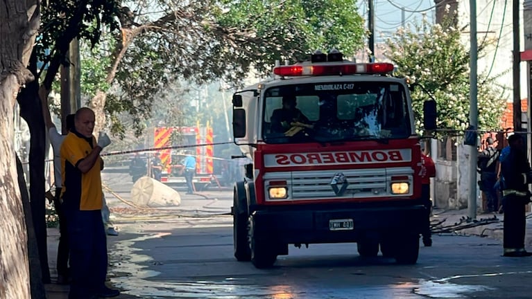 El incendio ocurrió en barrio San Martín. Foto: Belén Dalmazzo / El Doce.