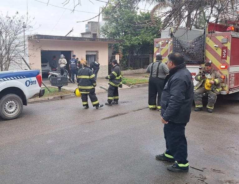 El incendio ocurrió en una vivienda de Bell Ville.