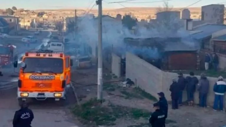 El incendio se desató en Comodoro Rivadavia. 
