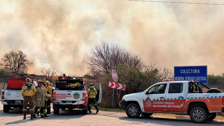 El incendio se originó en medio del riesgo extremo en toda la provincia.