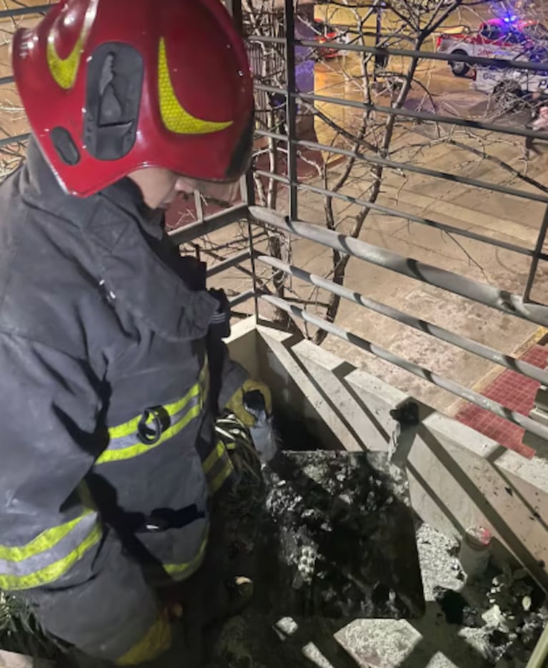 El incendio se produjo por ropas que estaban cerca del calefactor.