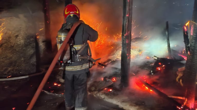El incendio sucedió en un club hípico de Córdoba.